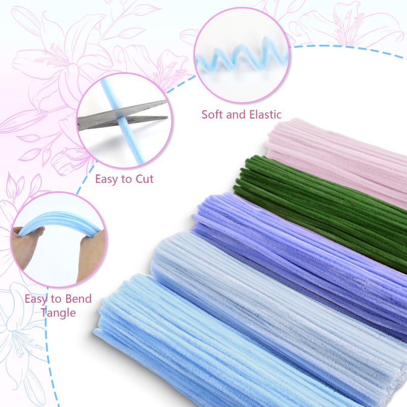 Pfeifenreiniger Chenille-Stiel – Art Craft Kids Bewertung und Preis