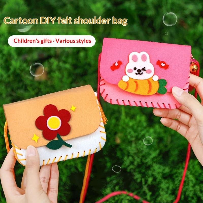 Niedliches Filz-Taschen-Bastel – Art Craft Kindergarten Bewertung und Preis