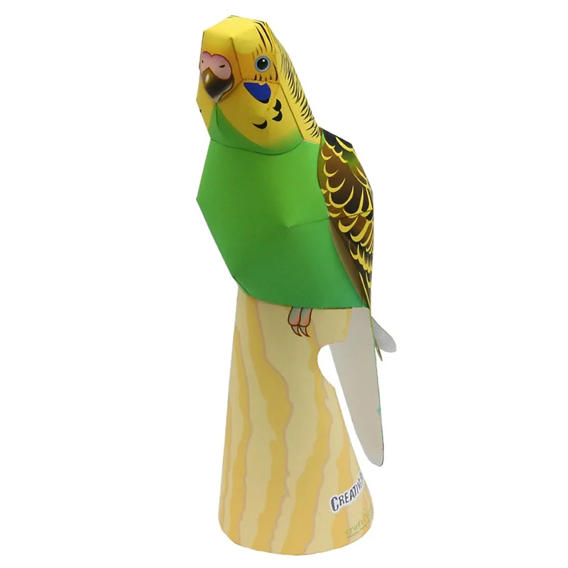 Wellensittich Papagei Vogel ha – Art Craft Cardboard Bewertung und Preis