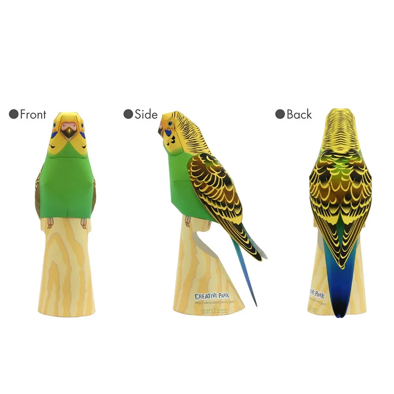 Wellensittich Papagei Vogel ha – Art Craft Cardboard Bewertung und Preis