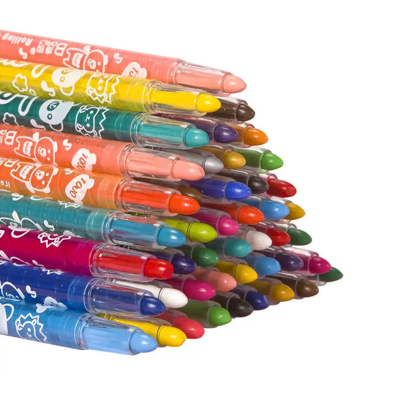 24/12 Stück Drehbare Farbstift – Art Craft Kindergarten Bewertung und Preis