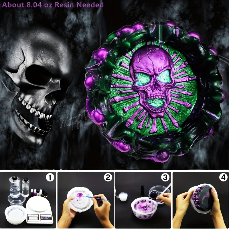 Aschenbecher-Form, Totenkopf D – Art Craft Party Bewertung und Preis