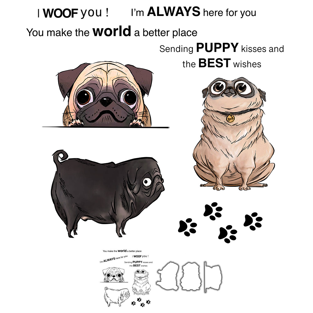 MangoCraft Nette Cartoon Pet H – Rubber Stamp Blank Bewertung und Preis