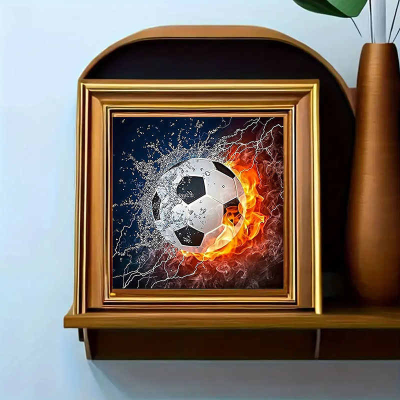 Ein Set Fußball-Diamantmalerei – Art Craft Kits For Adults Bewertung und Preis