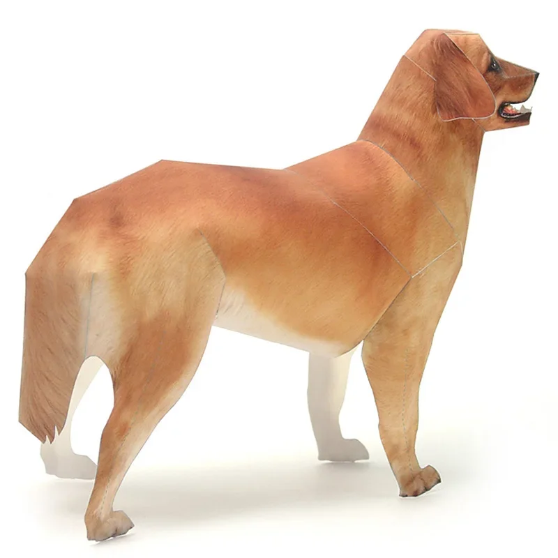 Golden Retriever Hund Papier M – Art Craft Cardboard Bewertung und Preis
