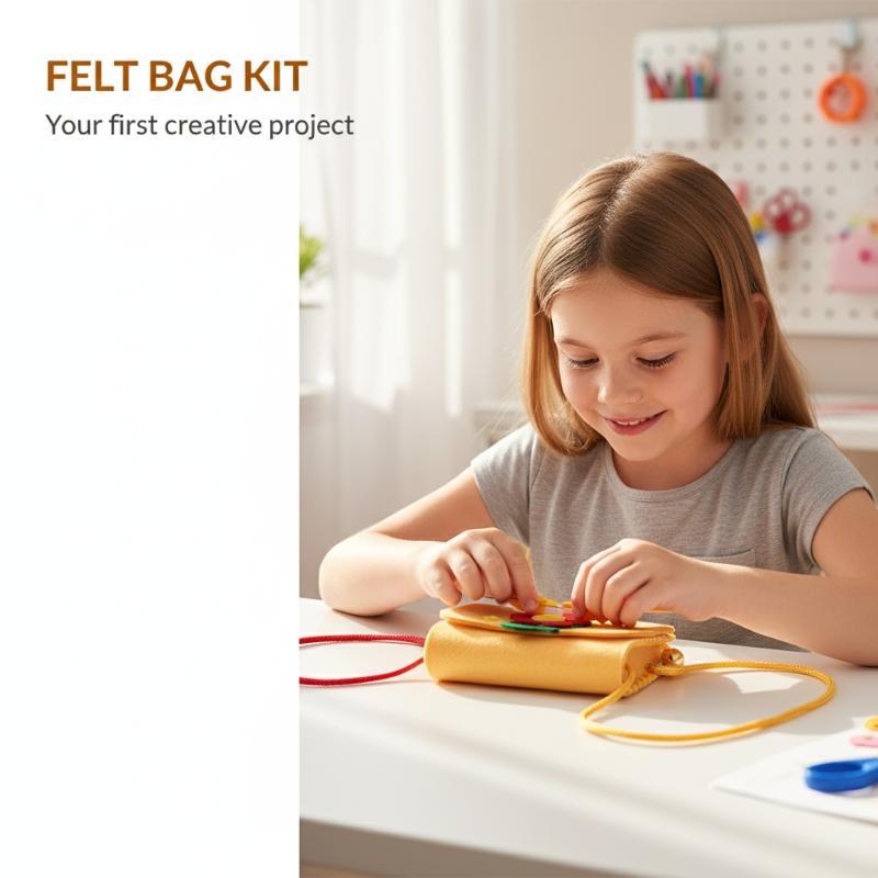 Filztaschen-Bastelset für Kind – Art Craft Kindergarten Bewertung und Preis