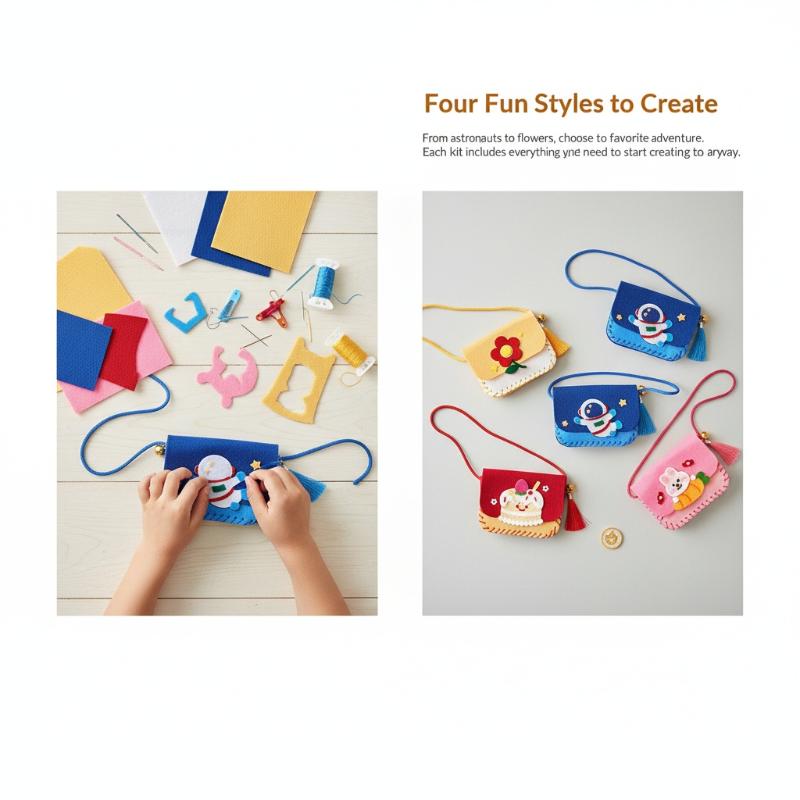 Filztaschen-Bastelset für Kind – Art Craft Kindergarten Bewertung und Preis