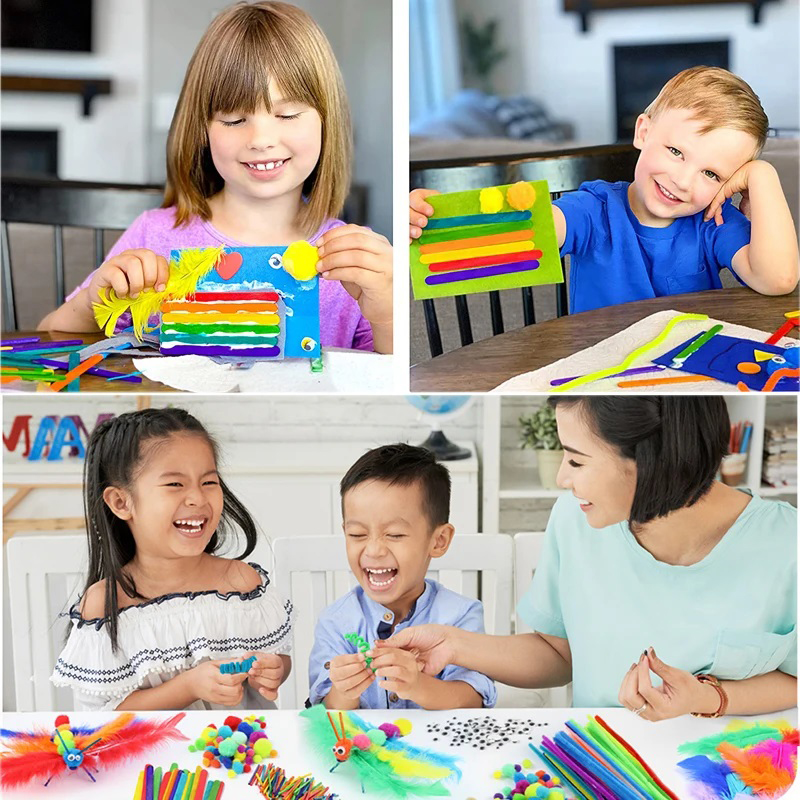 1000 stücke Kinder Handwerk Ku – Art Craft Kindergarten Bewertung und Preis