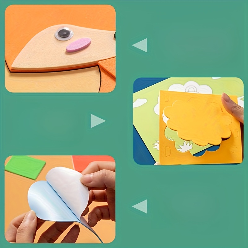 3D-Aufkleber für Kinder, Einwe – Art Craft Education Bewertung und Preis