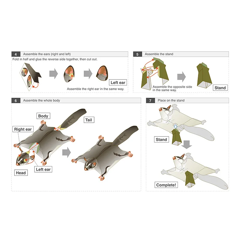 Sugar Glider Flying Mouse Hand – Art Craft Cardboard Bewertung und Preis