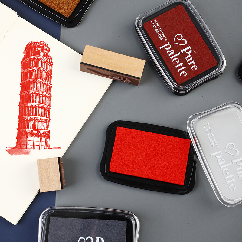 12 Farben großes Vintage-Stemp – Rubber Stamp Blank Bewertung und Preis