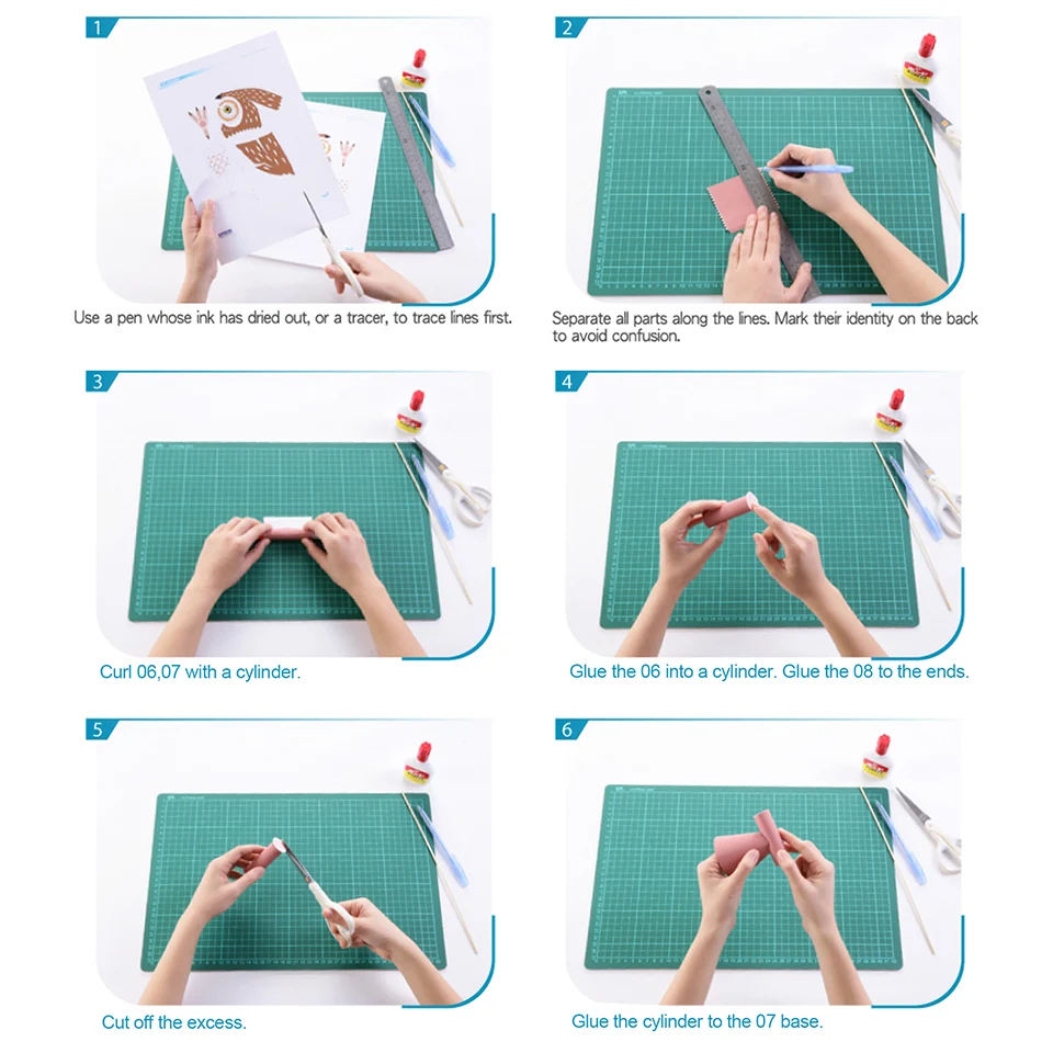 Kleine Eule Origami Kunst Mini – Art Craft Cardboard Bewertung und Preis